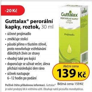 Projímavé kapky Guttalax