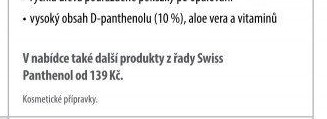 Swiss Panthenol PREMIUM 10 % pěna 125+25 ml