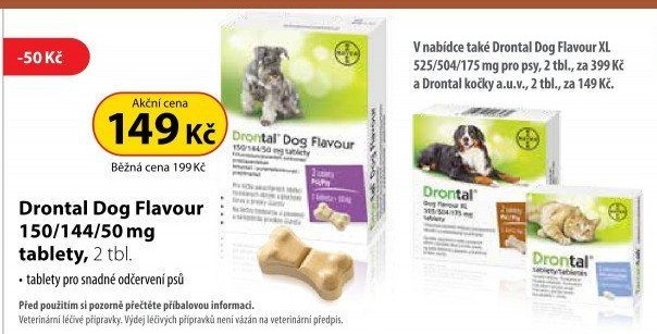 Tablety na odčervení koček Drontal Bayer