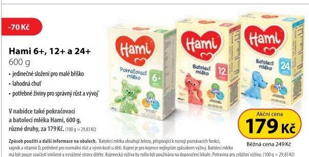 Výživa mléčná Hami