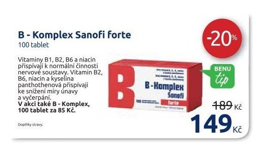 B - Komplex Sanofi forte