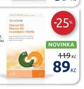 Vitamin D3 + K2 na podporu vitality 30 kapslí