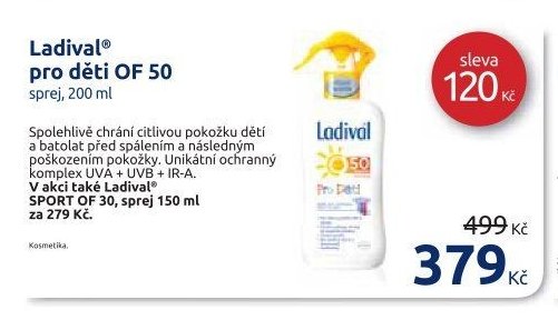 Ladival pro děti OF 50