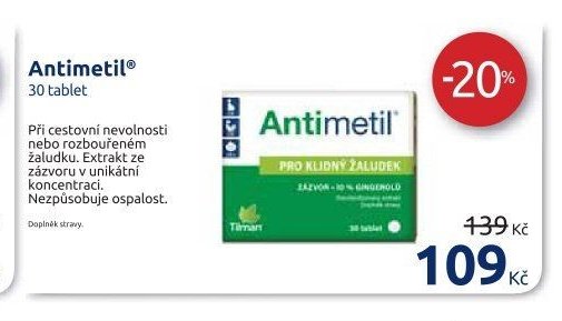 Antimetil 30 tablet