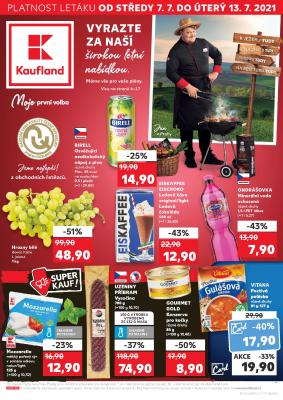 akční leták Kaufland 7.7.2021-13.7.2021