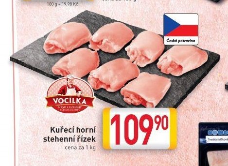 Kuřecí horní stehenní řízek