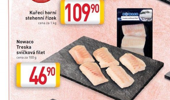 Nowaco Treska svíčková filet