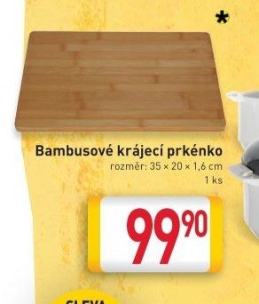 Bambusové krájecí prkénko