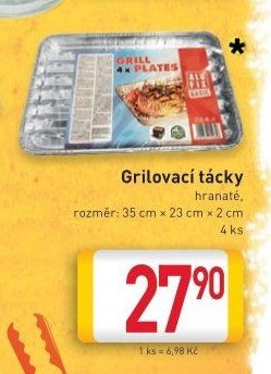 Grilovací tácky