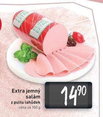 Extra jemný salám z pultu lahůdek