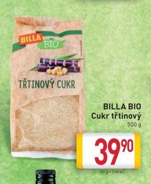 BILLA BIO Cukr třtinový 500 g