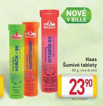 Haas Šumivé tablety