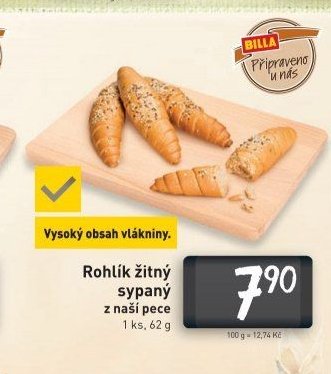 Rohlík žitný sypaný