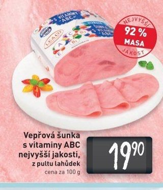 Vepřová šunka s vitaminy ABC