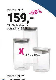 Sada dóz na potraviny BASIC