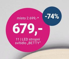 LED stropní svítidlo „BETTY“