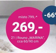 Rouno „MARINA“, cca 60/90 cm