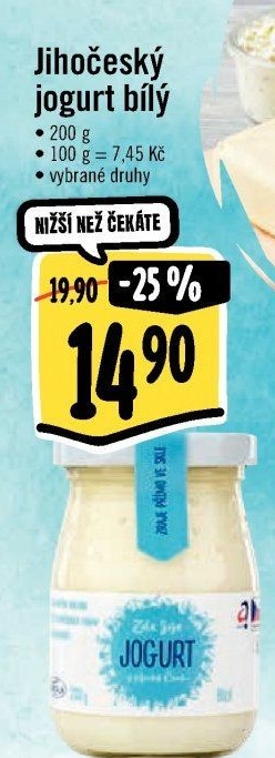 Bílý jogurt jihočeský Agro-La