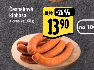 Česneková klobása