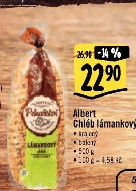 Chléb lámankový Albert