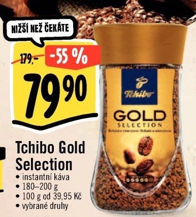 Instantní káva Tchibo Gold Selection
