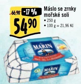 Máslo se solí Le Marin