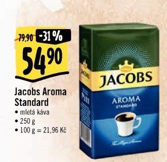 Mletá káva Jacobs Aroma Standard