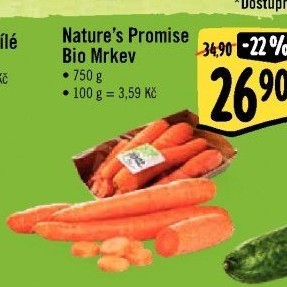 Mrkev bio Nature'