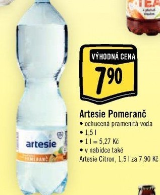 Ochucená voda Artesie