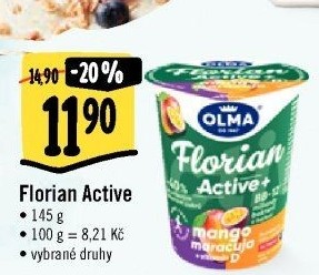 Ochucený jogurt Florian Active+ Olma