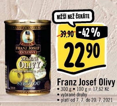 Olivy Exclusive Kaiser Franz Josef