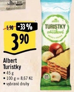 Oplatky Turistky Albert