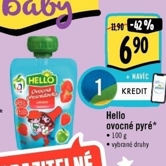 Ovocná kapsička Hello