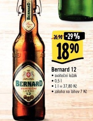 Pivo světlý ležák 12° SvátečníBernard