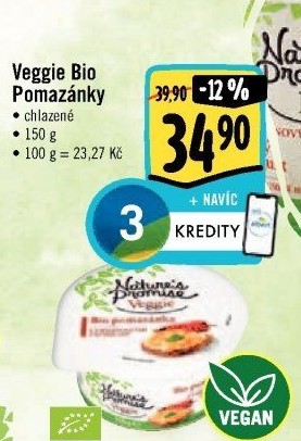 Pomazánky Veggie Bio Nature'