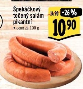 Salám špekáčkový pikantní točený