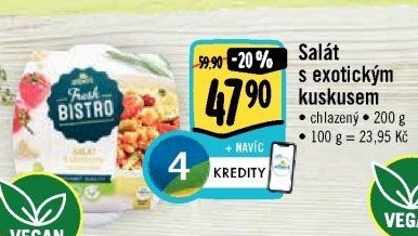 Salát s exotickým kuskusem Albert Fresh Bistro