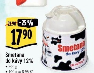Smetana do kávy Milkin