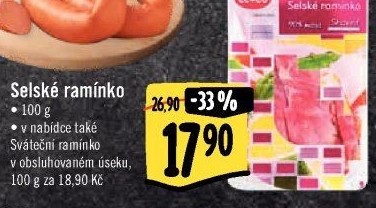 Šunka selské ramínko LE&amp