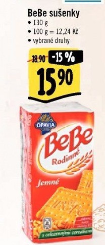 Sušenky Rodinné BeBe Opavia