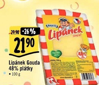 Sýr Gouda Lipánek Madeta