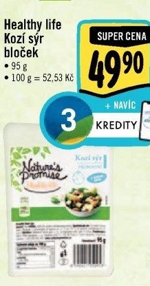 Sýr kozí přírodní Healthy life Nature'