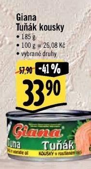 Tuňák kousky Giana