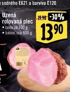 Uzená rolovaná plec Kostelecké uzeniny