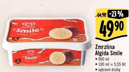 Zmrzlina ve vaničce Smile Algida