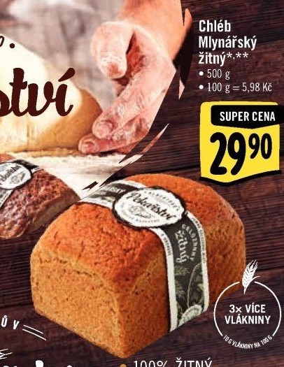 Chléb Mlynářský žitný Albert