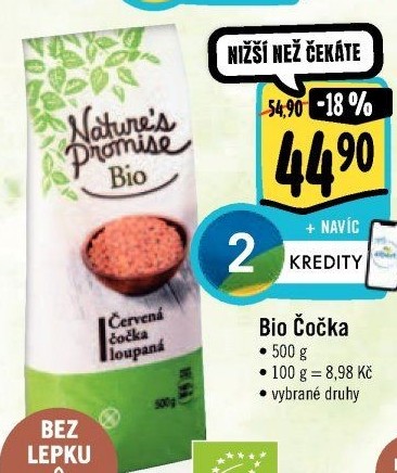 Čočka bio Nature'