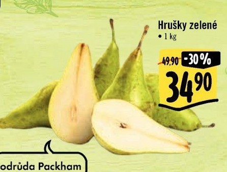 Hrušky Packham