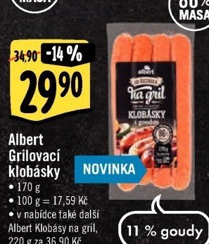 Klobásy Od řezníka na gril Albert