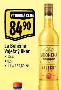 Likér vaječný La Bohéma